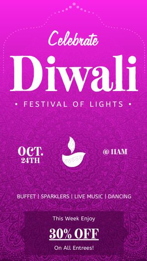 Diwali Celebration IG Story
