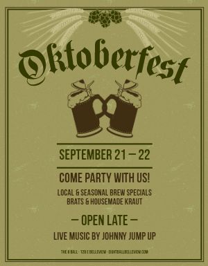 Oktoberfest Party Flyer