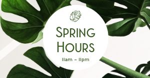 Spring Hours Facebook Post