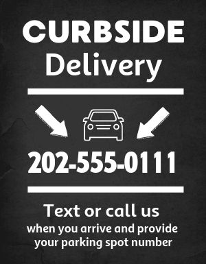 Curbside Delivery Flyer