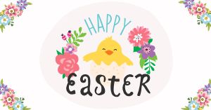 Charming Easter Facebook Post