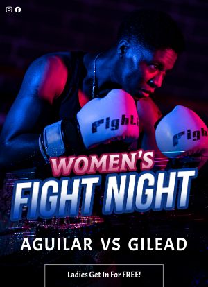 Womens Fight Night Tabletop Insert