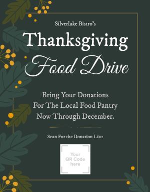 Thanksgiving Food Flyer