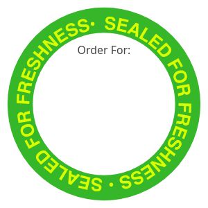 Freshness Takeout Label