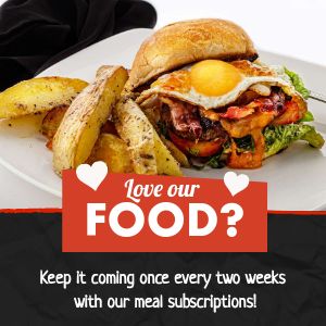 Food Subscription Instagram Post