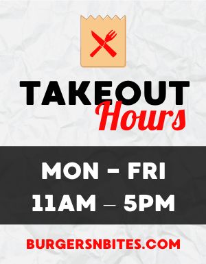 Takeout Hours Flyer