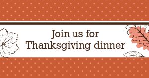 Thanksgiving Dinner Facebook Post