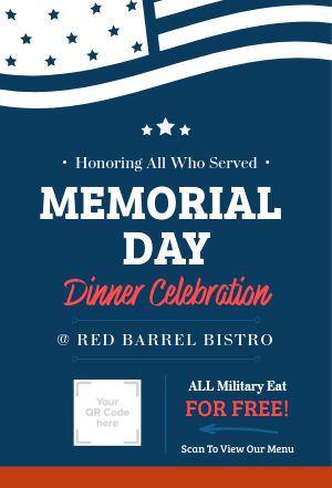 Memorial Day Party Table Tent