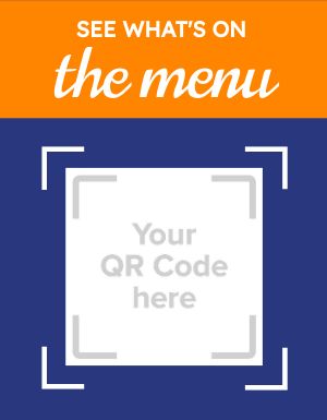 Scan QR Code Menu Announcement