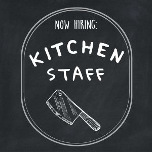 Hiring Kitchen Staff Instagram Post