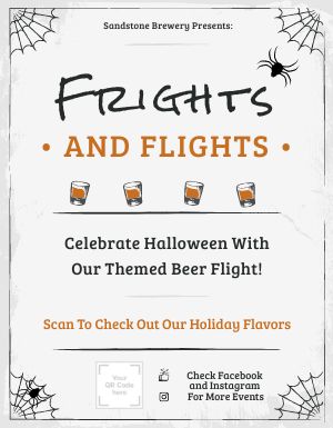 Halloween Beer Flyer