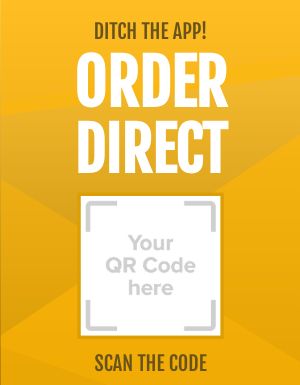 Yellow QR Code Flyer