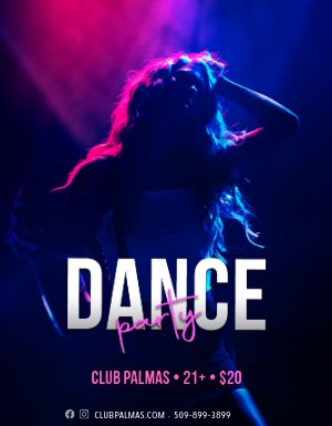 Dance Club Flyer