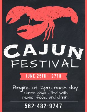 Cajun Festival Sign