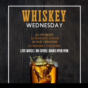 Whiskey Wednesday Instagram Post