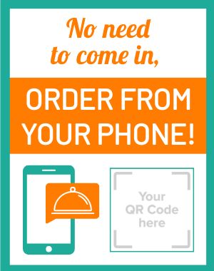 Order Online Sandwich Board