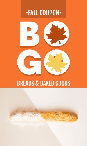 BOGO Fall Baked Goods Coupon