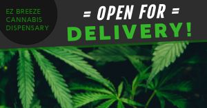 Dispensary Delivery Facebook Post