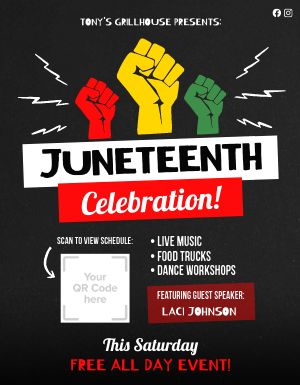 Juneteenth Celebration Flyer