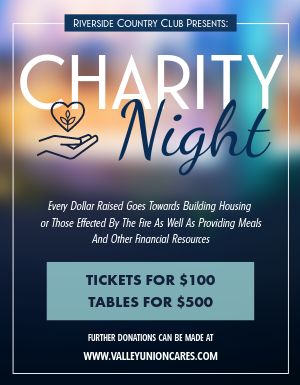 Club Charity Night Flyer