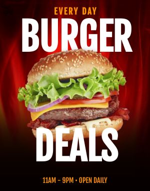 Burger Deals Poster