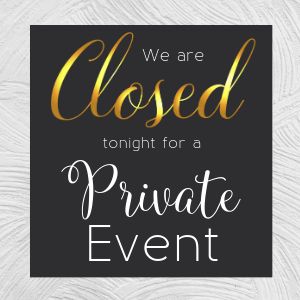 Closed Event Instagram Post