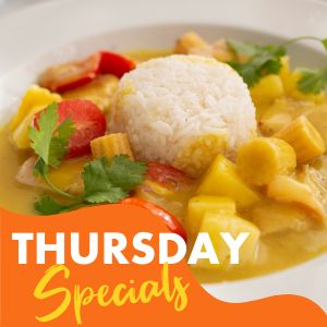 Orange Lunch Specials Instagram Post
