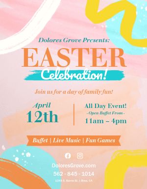 Colorful Easter Flyer