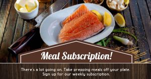 Meal Subscription Facebook Post
