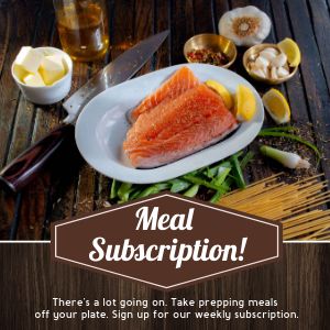 Meal Subscription Instagram Post