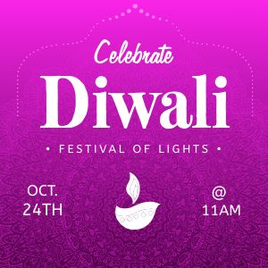 Diwali Celebration IG Post