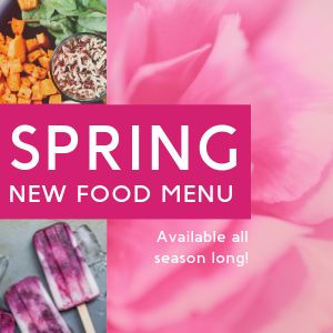 Spring New Food Instagram Post