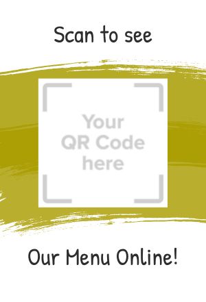 QR Code Table Sign