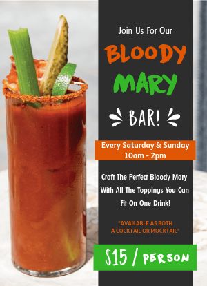 Bloody Mary Tabletop Insert