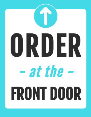 Order At Front Flyer