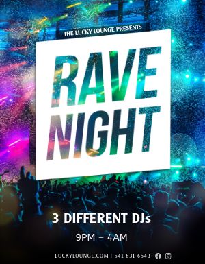 Rave Night Flyer