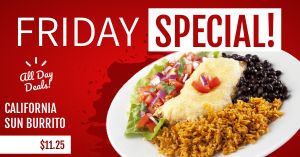 Red Daily Specials FB Post