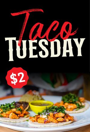 Taco Tuesday Specials Table Tent