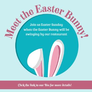Easter Bunny Instragram Post