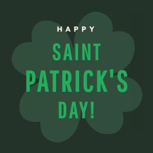 Green St Patricks Day Instagram Post