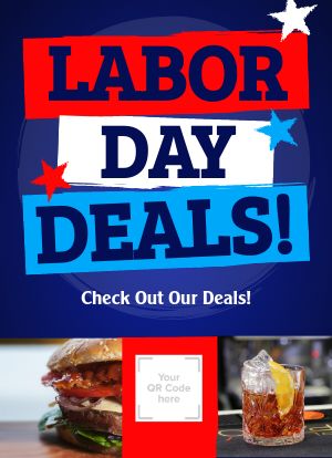 Labor Day Deal Tabletop Insert