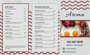 Example Diner Takeout Menu