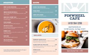Midwest Cafe Takeout Menu