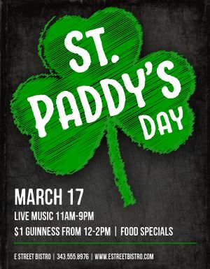 St Paddys Event Flyer