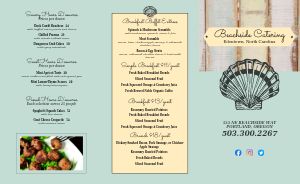 Beachside Catering Takeout Menu