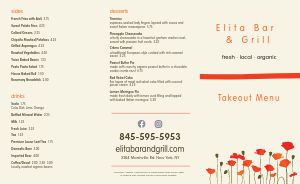 Cafe Bistro Trifold Template