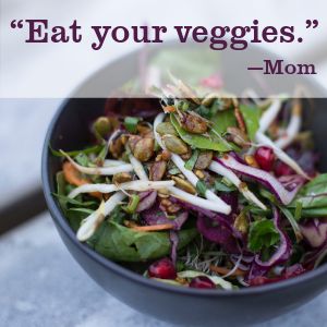 Eat Your Veggies Instagram Post