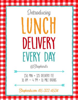 Lunch Delivery Flyer