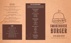 Smokehouse Burger Takeout Menu