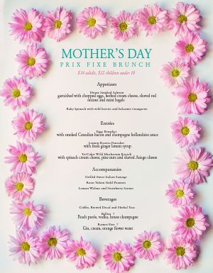 Mothers Day Brunch Specials